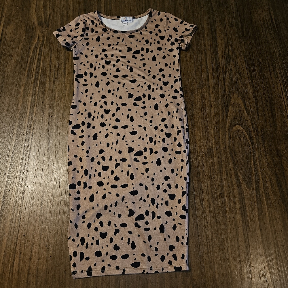 BAILEY'S BLOSSOMS Girls Gold Dress 5T